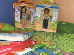 lottie dolls, bed, kids bed, books, kids book, sammi doll, finn doll