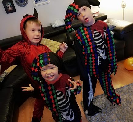 halloween, costumes, children